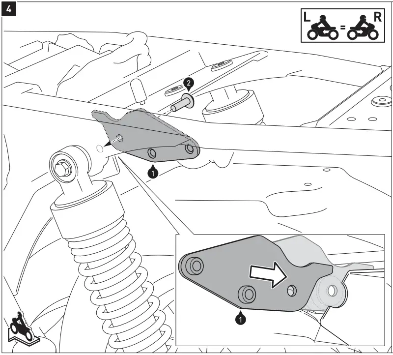 SW MOTECH BC HTA 11 509 20100 Legend Gear Side Saddlebag - fig 3