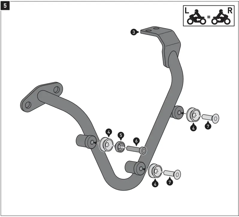 SW MOTECH BC HTA 11 509 20100 Legend Gear Side Saddlebag - fig 4