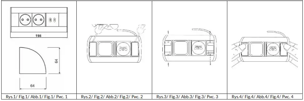 OR-GM-9003 Furniture Socket Instructions