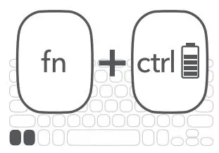 ZAGG ZKPIH Bluetooth Keyboard User Guide - Checking Your Battery Level