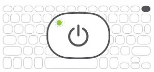 ZAGG ZKPIH Bluetooth Keyboard User Guide - Powering on off