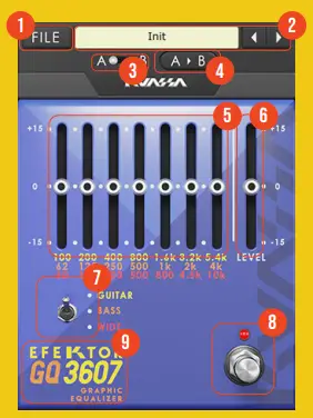 KUASSA-Efektor-GQ3607-Graphic-Equalizer-FIG-2