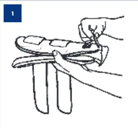 DJO Surround Ankle Brace Instruction Manual - Adjust and Center Heel Pad