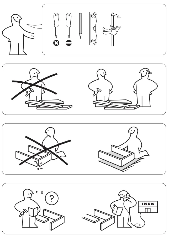 IKEA ENHET wall cb with 2 shelves - figure 1