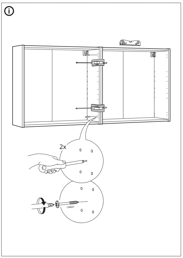 IKEA ENHET wall cb with 2 shelves - figure 9