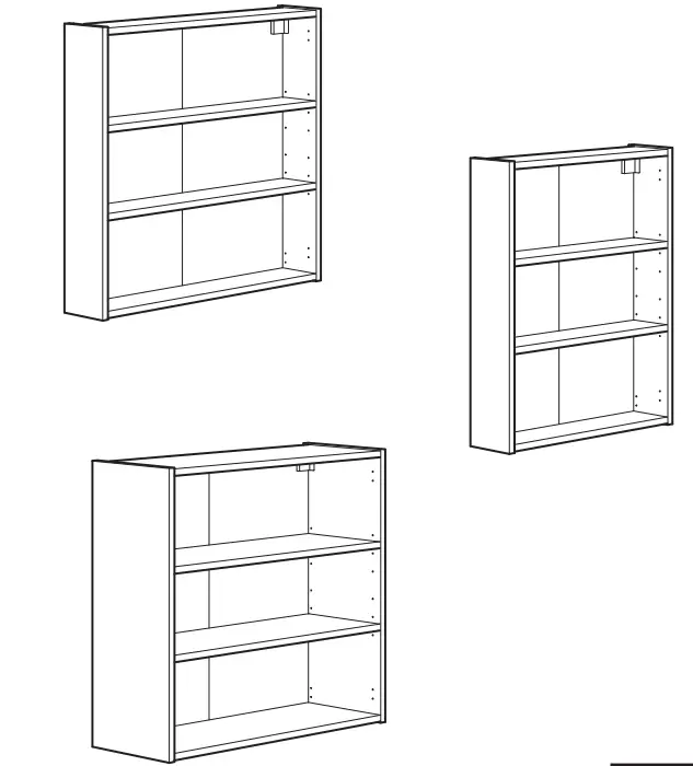 IKEA ENHET wall cb with 2 shelves