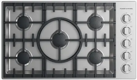 FISHER PAYKEL CDV2-365HL N 36 Inch Gas Cooktop LPG-FIG1