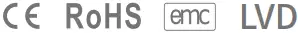 CE RoHS emc LVD