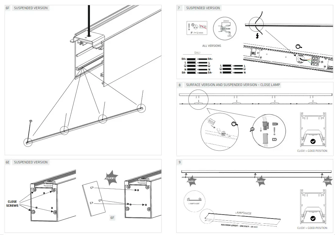LENA LIGHTING BARIS LED 52 Architectural Lighting - fig2