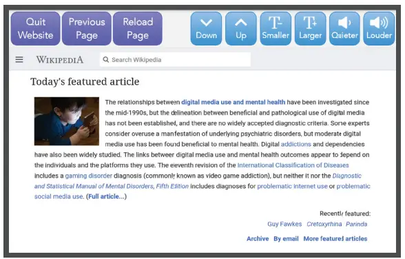 Consumer Cellular Grand Pad - INTERNET BUTTONS