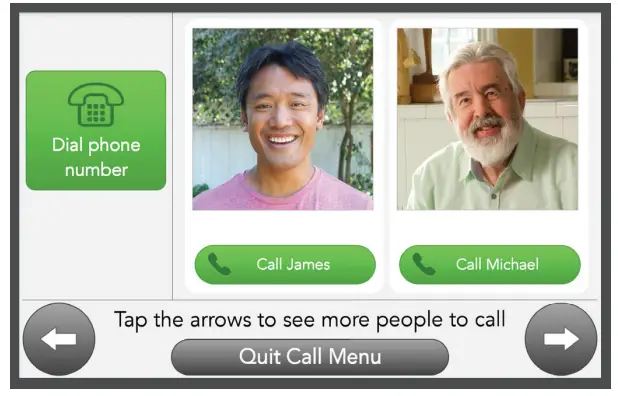 Consumer Cellular Grand Pad - scroll through