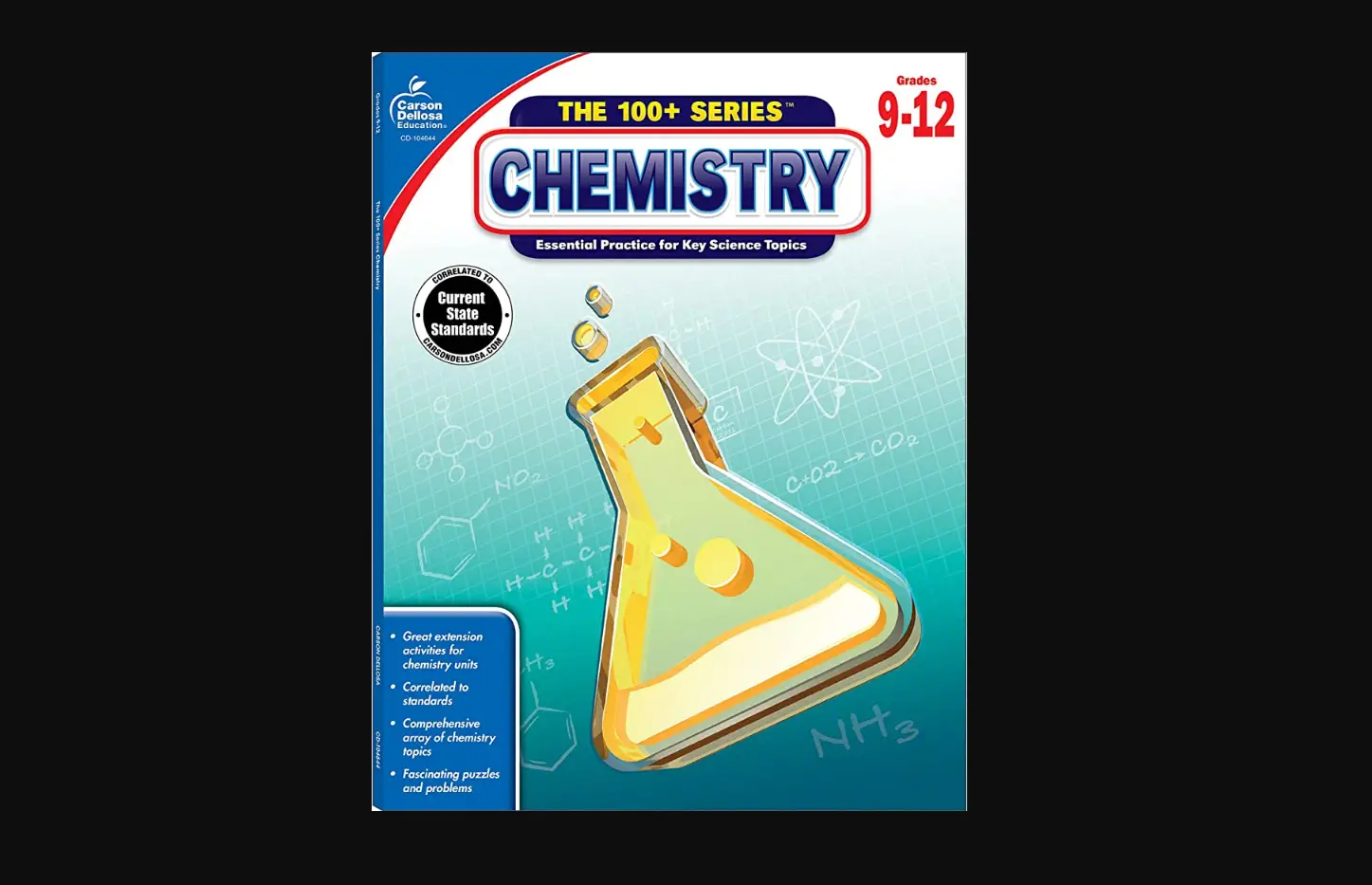 Carson Dellosa Cd-104644 Chemistry Book Grade 9 To 12 User Manual