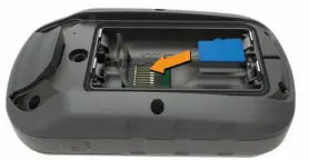 GARMIN ETREX -and lift up.