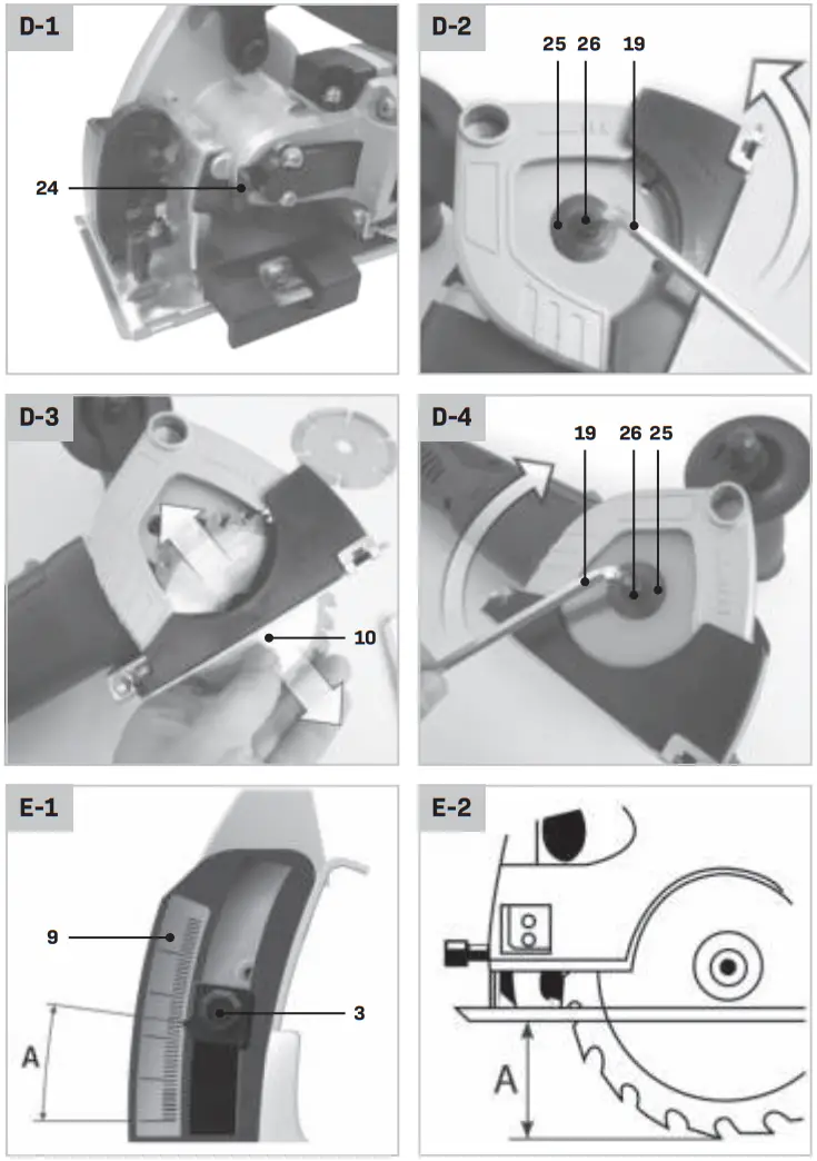 VONROC S CS503AC Mini Plunge Saw - fig 2