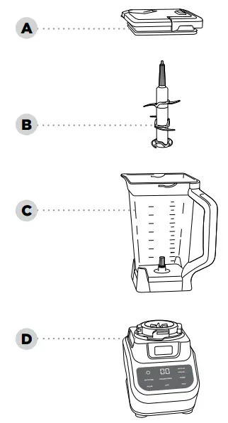 NINJA CT610 Professional Touchscreen Blender System - Fig 1