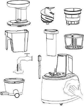 VEGA 118440011 Slow Juicer Extractor - 14