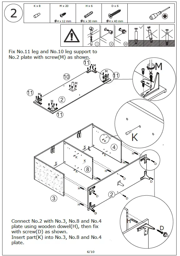 FUFU&GAGA LJY-KF020283-01 4-Door Storage Dining Buffet 4