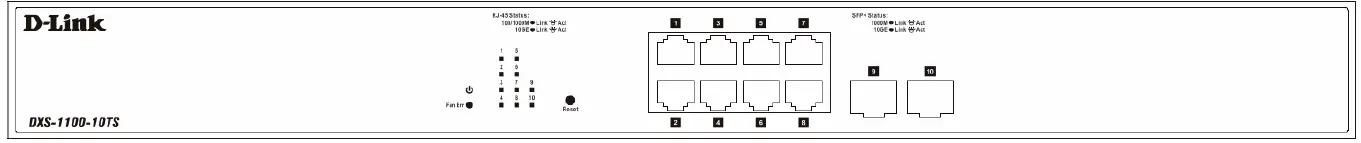 D-Link DXS-1100-10TS Gigabit Ethernet Smart Managed Switches 1