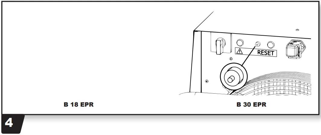 THERMAL CIRCUIT BREAKER “RESET”