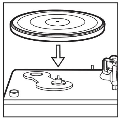 VICTROLA VPT-1000 Belt Drive T1 Turntable - PL AT TER1