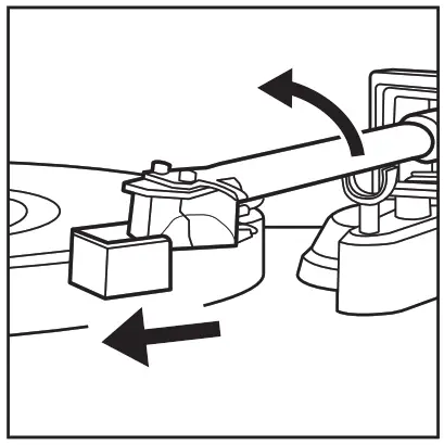 VICTROLA VPT-1000 Belt Drive T1 Turntable - TONE ARM2