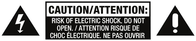 VICTROLA VPT-1000 Belt Drive T1 Turntable - caution