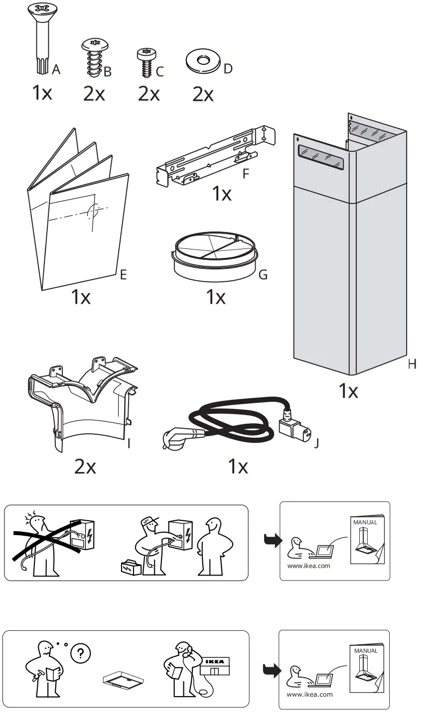 IKEA MATTRADITION Stainless Steel Forced Air Oven - Figure 1