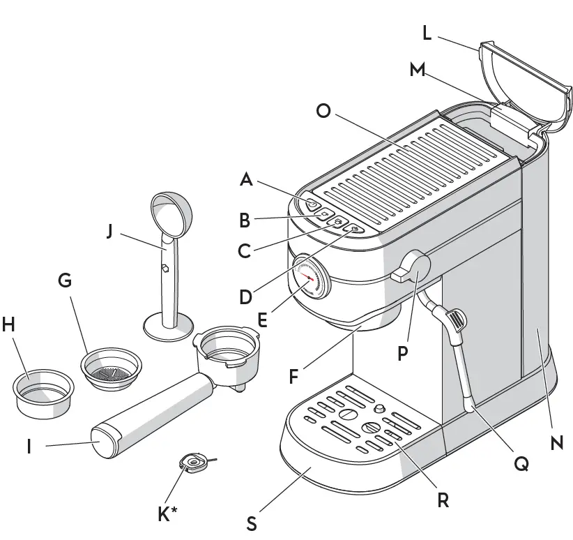 Electrolux-E5EC1-31ST-UltimateTaste-500-Espresso-Machine-FIG-1
