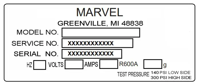 MARVEL MLCL215-IS01A 15 Inch Built-In Undercounter Refrigeration - Fig 1