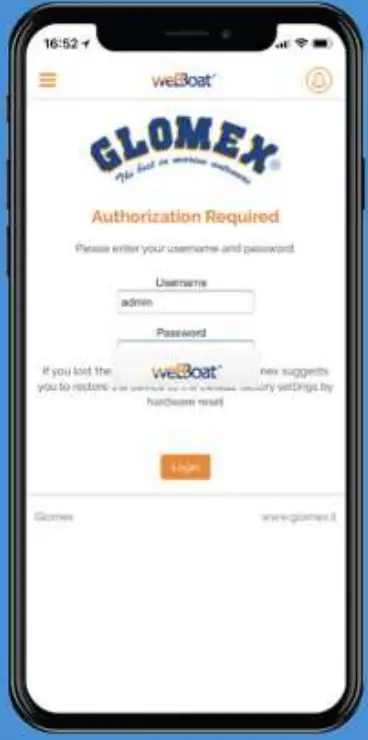 GLOMEX WeBBoat 4G Lite EVO High Speed Antenna 07