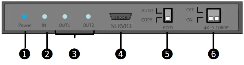 SIMPLIFIED-MFG-SP12S-4K-Compatible-HDMI-Splitter-FIG-1