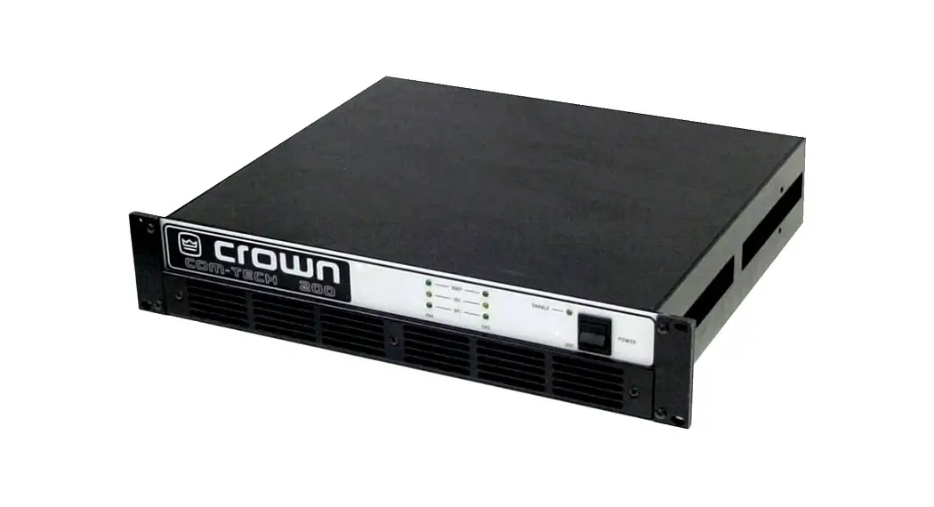 Crown Com-tech 200 Stereo Power Amplfiier User Manual