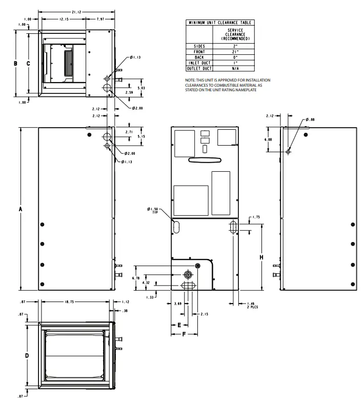 Ingersoll-Rand-TEM6A0B24H21SB-Variable-Speed-Convertible-Air-Handler-FIG-1