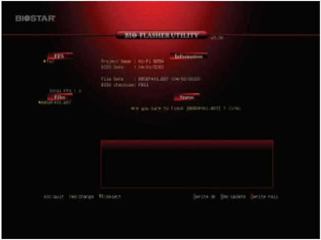 BIOSTAR J3160NH Intel Celeron Motherboard - BIOSTAR BIOS Flasher 1