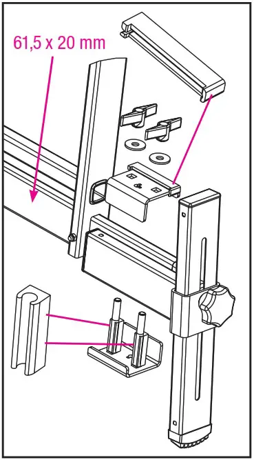 KRAUSE G01 Cross Rail Leveller - Product Overview 7