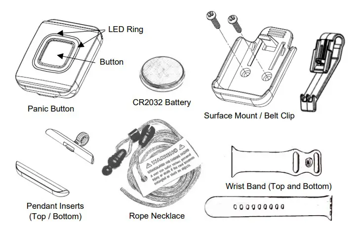 alula RE103P Panic Button img1