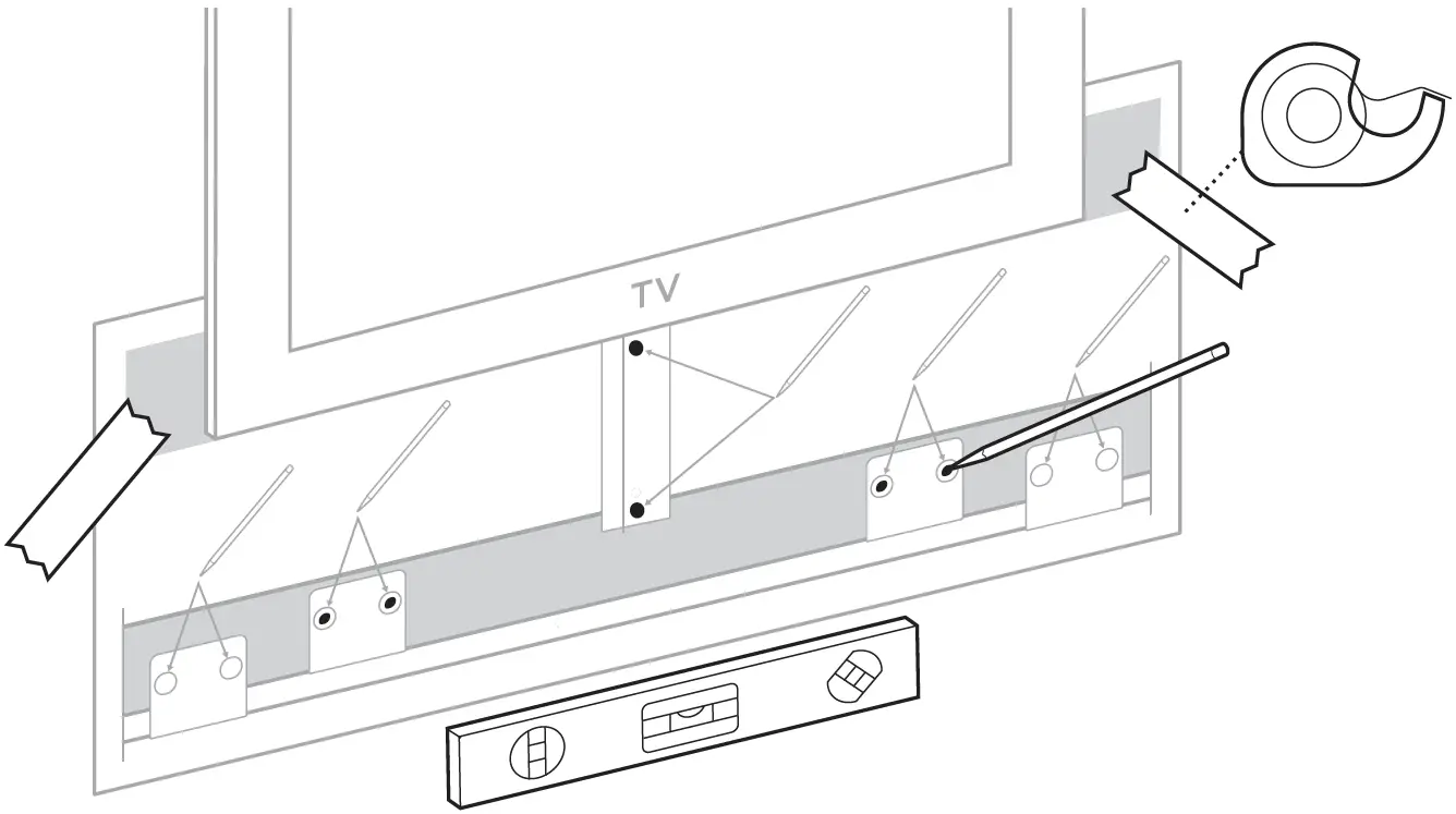 BOSE 806657 Soundbar Wall Bracket 009