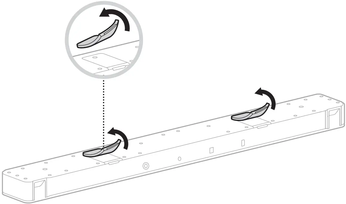 BOSE 806657 Soundbar Wall Bracket 012