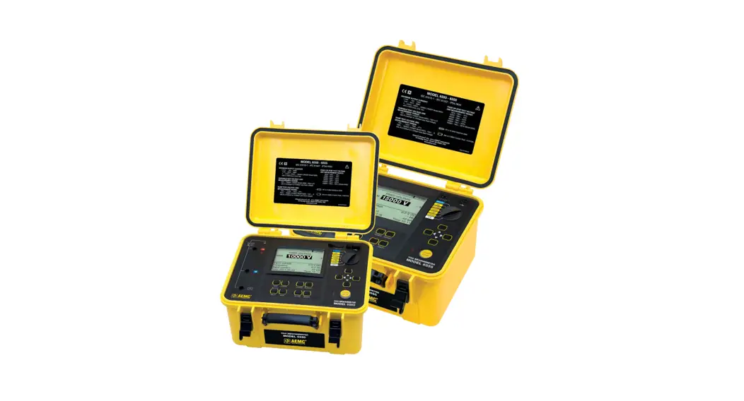 Aemc 6550 10kv And 15kv Megohmmeters User Manual