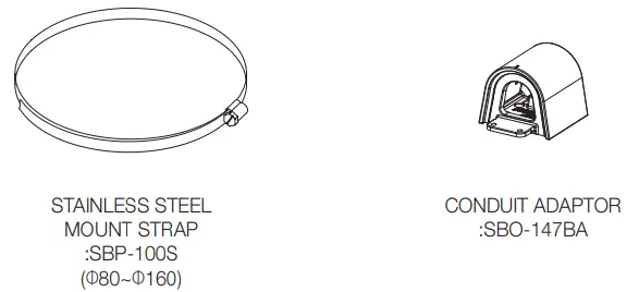 Hanwha Techwin SBP 160WMW1 Wall and Pole Mount - Accessory