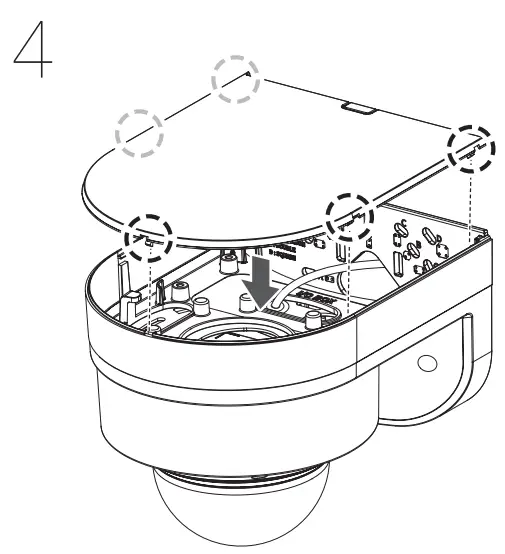 Hanwha Techwin SBP 160WMW1 Wall and Pole Mount - Accessory3