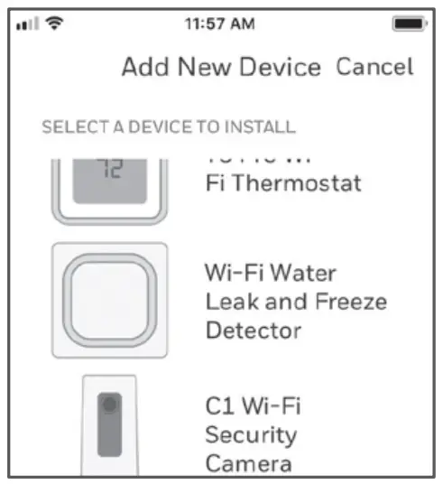 Honeywell C1 Wi-Fi Security Camera CHC8080W -fig m