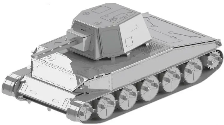 METAL TIME T67 3D Metal Model Building Kit-FIG1