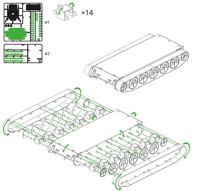 METAL TIME T67 3D Metal Model Building Kit-FIG5