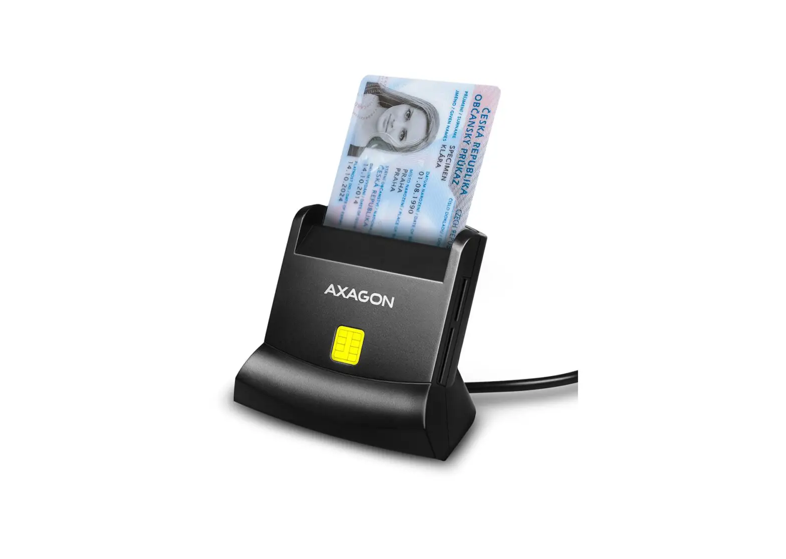 Axagon Cre-sm2 4-slot Smart Card Reader User Guide