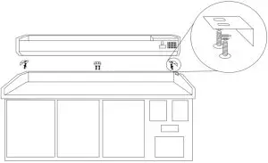 Attach Refrigerated Counter Top G611