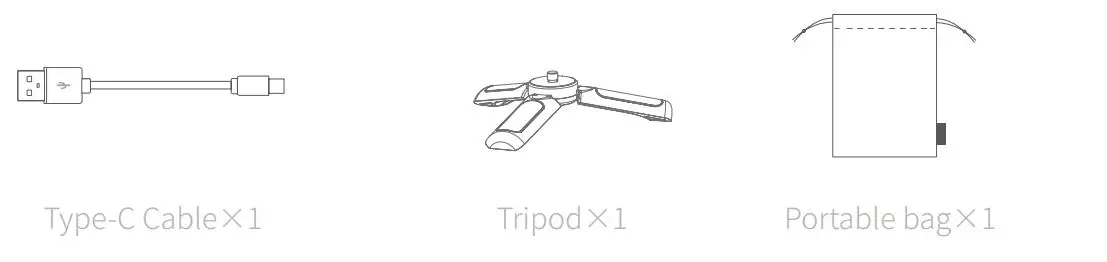 FEIYUTECH Vlog Pocket 2 Foldable Smartphone Gimbal - Accessories