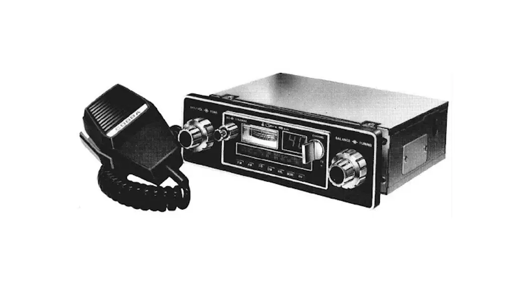 Cobra 46xlr In-dash Mobile Transceiver Instruction Manual
