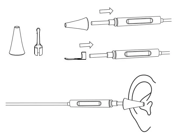 ANYKIT NTE430-AS USB Otoscope Ear Scope Camera User Manual - Accessories