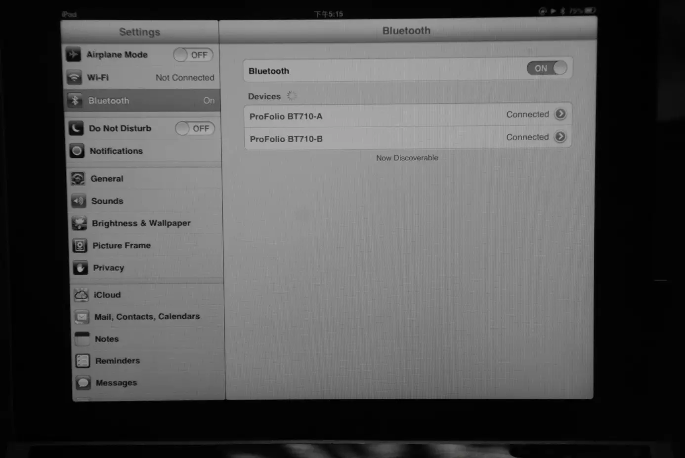 ProFolio BT710 Notebook Style Bluetooth Keyboard - ProFolio BT710-B SPKR